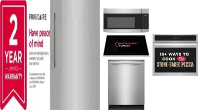 6 Piece Package Includes Refrigerator, Freezer, Cooktop, Wall Oven, Microwave And Dishwasher