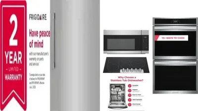 6 Piece Package Includes Refrigerator, Freezer, Cooktop, Wall Oven, Microwave And Dishwasher