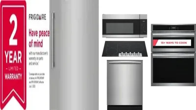 6 Piece Package Includes Refrigerator, Freezer, Cooktop, Wall Oven, Microwave And Dishwasher