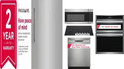 6 Piece Package Includes Refrigerator, Freezer, Cooktop, Wall Oven, Microwave And Dishwasher
