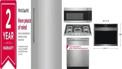 6 Piece Package Includes Refrigerator, Freezer, Cooktop, Wall Oven, Microwave And Dishwasher