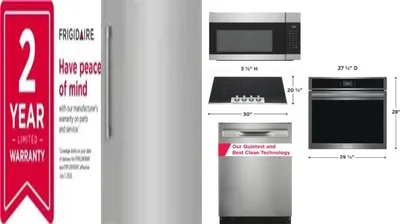 6 Piece Package Includes Refrigerator, Freezer, Cooktop, Wall Oven, Microwave And Dishwasher