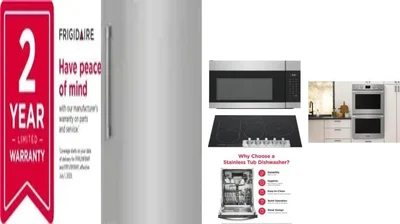 6 Piece Package Includes Refrigerator, Freezer, Cooktop, Wall Oven, Microwave And Dishwasher
