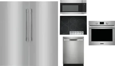6 Piece Package Includes Refrigerator, Freezer, Cooktop, Wall Oven, Microwave And Dishwasher