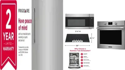 6 Piece Package Includes Refrigerator, Freezer, Cooktop, Wall Oven, Microwave And Dishwasher