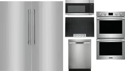 6 Piece Package Includes Refrigerator, Freezer, Cooktop, Wall Oven, Microwave And Dishwasher