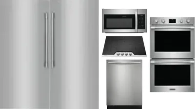 6 Piece Package Includes Refrigerator, Freezer, Cooktop, Wall Oven, Microwave And Dishwasher
