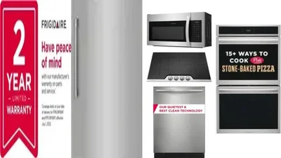 6 Piece Package Includes Refrigerator, Freezer, Cooktop, Wall Oven, Microwave And Dishwasher