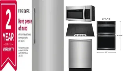 6 Piece Package Includes Refrigerator, Freezer, Cooktop, Wall Oven, Microwave And Dishwasher