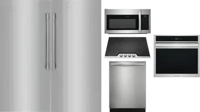 6 Piece Package Includes Refrigerator, Freezer, Cooktop, Wall Oven, Microwave And Dishwasher