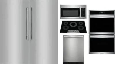 6 Piece Package Includes Refrigerator, Freezer, Cooktop, Wall Oven, Microwave And Dishwasher