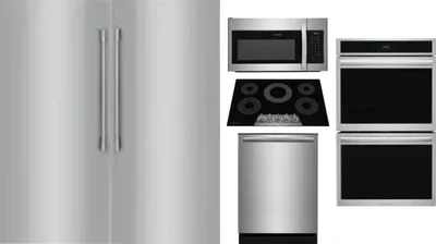 6 Piece Package Includes Refrigerator, Freezer, Cooktop, Wall Oven, Microwave And Dishwasher