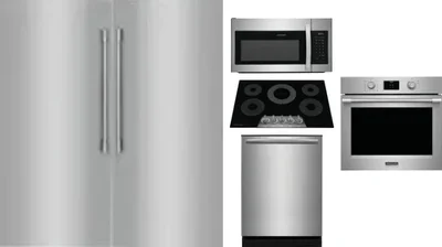 6 Piece Package Includes Refrigerator, Freezer, Cooktop, Wall Oven, Microwave And Dishwasher