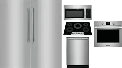 6 Piece Package Includes Refrigerator, Freezer, Cooktop, Wall Oven, Microwave And Dishwasher