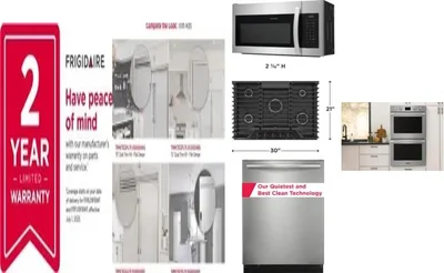 6 Piece Package Includes Refrigerator, Freezer, Cooktop, Wall Oven, Microwave And Dishwasher