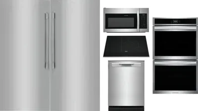6 Piece Package Includes Refrigerator, Freezer, Cooktop, Wall Oven, Microwave And Dishwasher