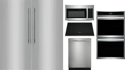 6 Piece Package Includes Refrigerator, Freezer, Cooktop, Wall Oven, Microwave And Dishwasher