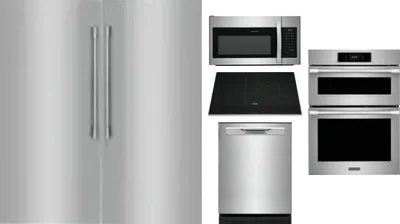 6 Piece Package Includes Refrigerator, Freezer, Cooktop, Wall Oven, Microwave And Dishwasher