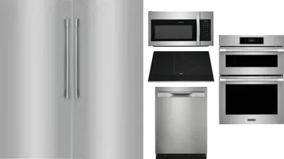 6 Piece Package Includes Refrigerator, Freezer, Cooktop, Wall Oven, Microwave And Dishwasher