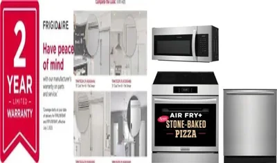 5 Piece Package Includes Refrigerator, Freezer, Range, Microwave And Dishwasher