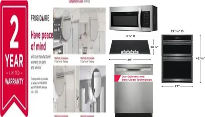 6 Piece Package Includes Refrigerator, Freezer, Cooktop, Wall Oven, Microwave And Dishwasher