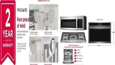 6 Piece Package Includes Refrigerator, Freezer, Cooktop, Wall Oven, Microwave And Dishwasher