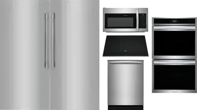 6 Piece Package Includes Refrigerator, Freezer, Cooktop, Wall Oven, Microwave And Dishwasher