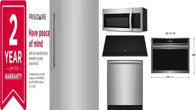 6 Piece Package Includes Refrigerator, Freezer, Cooktop, Wall Oven, Microwave And Dishwasher