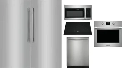 6 Piece Package Includes Refrigerator, Freezer, Cooktop, Wall Oven, Microwave And Dishwasher