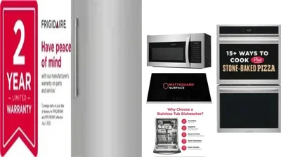 6 Piece Package Includes Refrigerator, Freezer, Cooktop, Wall Oven, Microwave And Dishwasher
