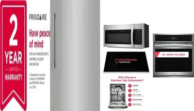 6 Piece Package Includes Refrigerator, Freezer, Cooktop, Wall Oven, Microwave And Dishwasher