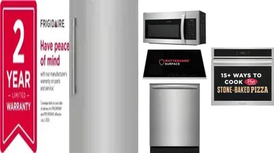 6 Piece Package Includes Refrigerator, Freezer, Cooktop, Wall Oven, Microwave And Dishwasher