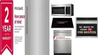 6 Piece Package Includes Refrigerator, Freezer, Cooktop, Wall Oven, Microwave And Dishwasher