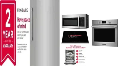 6 Piece Package Includes Refrigerator, Freezer, Cooktop, Wall Oven, Microwave And Dishwasher
