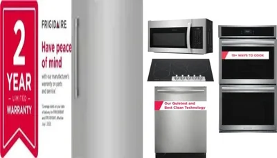 6 Piece Package Includes Refrigerator, Freezer, Cooktop, Wall Oven, Microwave And Dishwasher