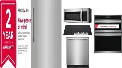 6 Piece Package Includes Refrigerator, Freezer, Cooktop, Wall Oven, Microwave And Dishwasher
