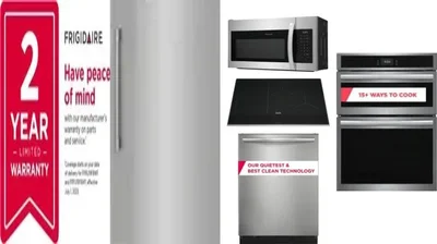 6 Piece Package Includes Refrigerator, Freezer, Cooktop, Wall Oven, Microwave And Dishwasher