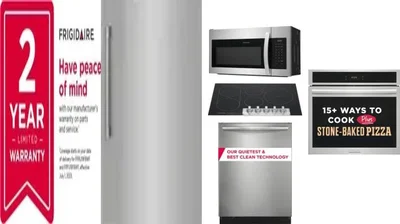 6 Piece Package Includes Refrigerator, Freezer, Cooktop, Wall Oven, Microwave And Dishwasher