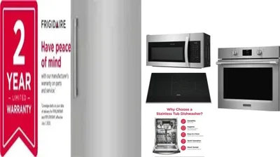 6 Piece Package Includes Refrigerator, Freezer, Cooktop, Wall Oven, Microwave And Dishwasher