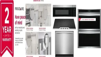 6 Piece Package Includes Refrigerator, Freezer, Cooktop, Wall Oven, Microwave And Dishwasher