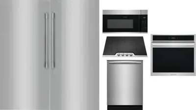 6 Piece Package Includes Refrigerator, Freezer, Cooktop, Wall Oven, Microwave And Dishwasher