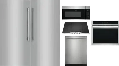 6 Piece Package Includes Refrigerator, Freezer, Cooktop, Wall Oven, Microwave And Dishwasher