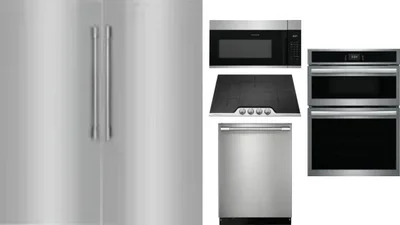 6 Piece Package Includes Refrigerator, Freezer, Cooktop, Wall Oven, Microwave And Dishwasher