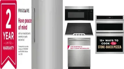 6 Piece Package Includes Refrigerator, Freezer, Cooktop, Wall Oven, Microwave And Dishwasher