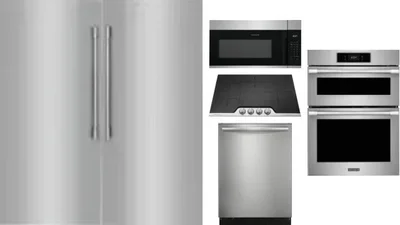 6 Piece Package Includes Refrigerator, Freezer, Cooktop, Wall Oven, Microwave And Dishwasher