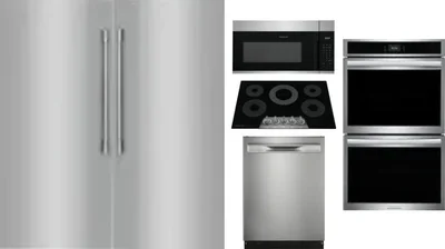 6 Piece Package Includes Refrigerator, Freezer, Cooktop, Wall Oven, Microwave And Dishwasher