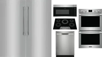 6 Piece Package Includes Refrigerator, Freezer, Cooktop, Wall Oven, Microwave And Dishwasher