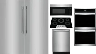 6 Piece Package Includes Refrigerator, Freezer, Cooktop, Wall Oven, Microwave And Dishwasher