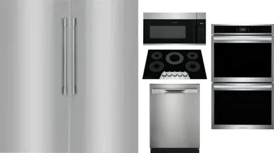 6 Piece Package Includes Refrigerator, Freezer, Cooktop, Wall Oven, Microwave And Dishwasher