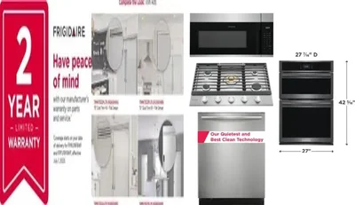 6 Piece Package Includes Refrigerator, Freezer, Cooktop, Wall Oven, Microwave And Dishwasher